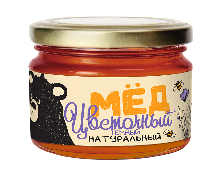 Мед цветочный натуральный