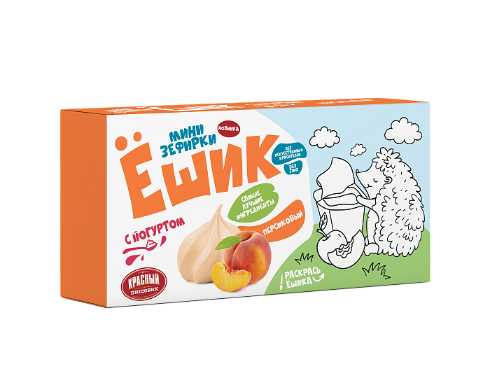 Zefir TM "Yoshik" peach with  yogurt