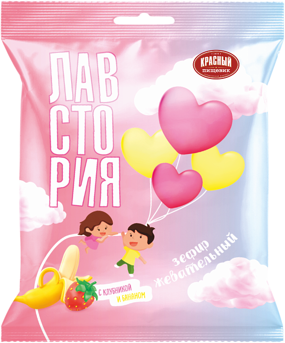  Зефир жевательный «Клубника-банан»