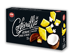 Конфеты ТМ Confemillio "Со вкусом кокоса и ананаса"