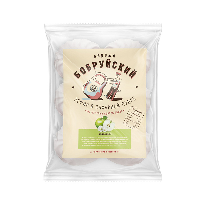 Zefir TM Pervy Bobruyskiy with Apple flavour